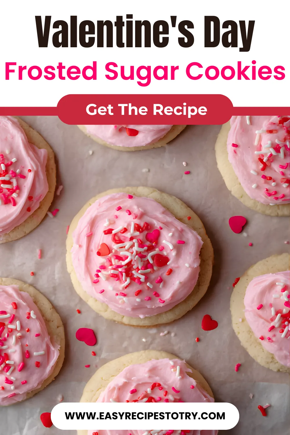 Valentine’s Day Frosted Sugar Cookies recipe