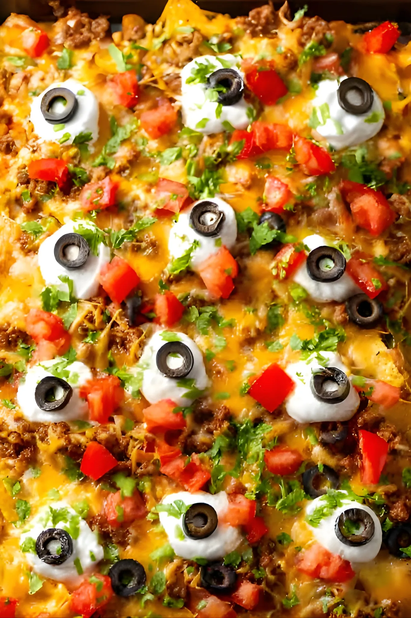 cheesy nachos