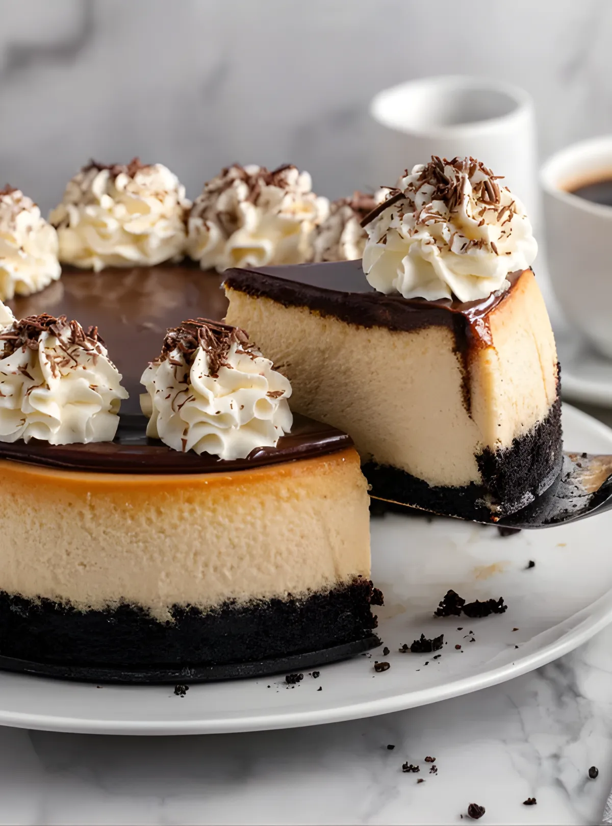 Baileys cheesecake whole