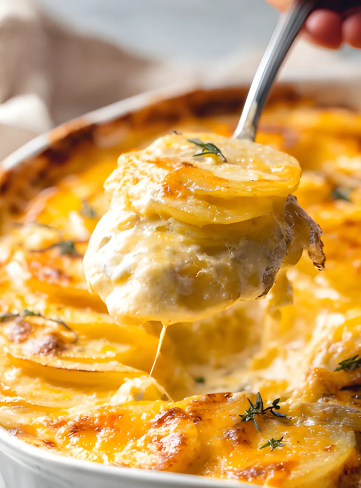 Baked scalloped potatoes