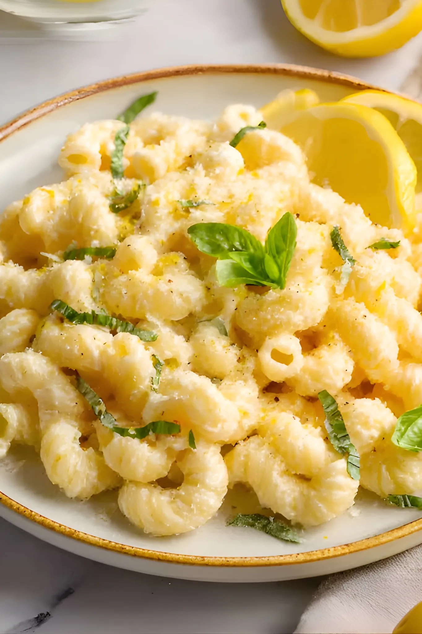 Cavatappi pasta bowl