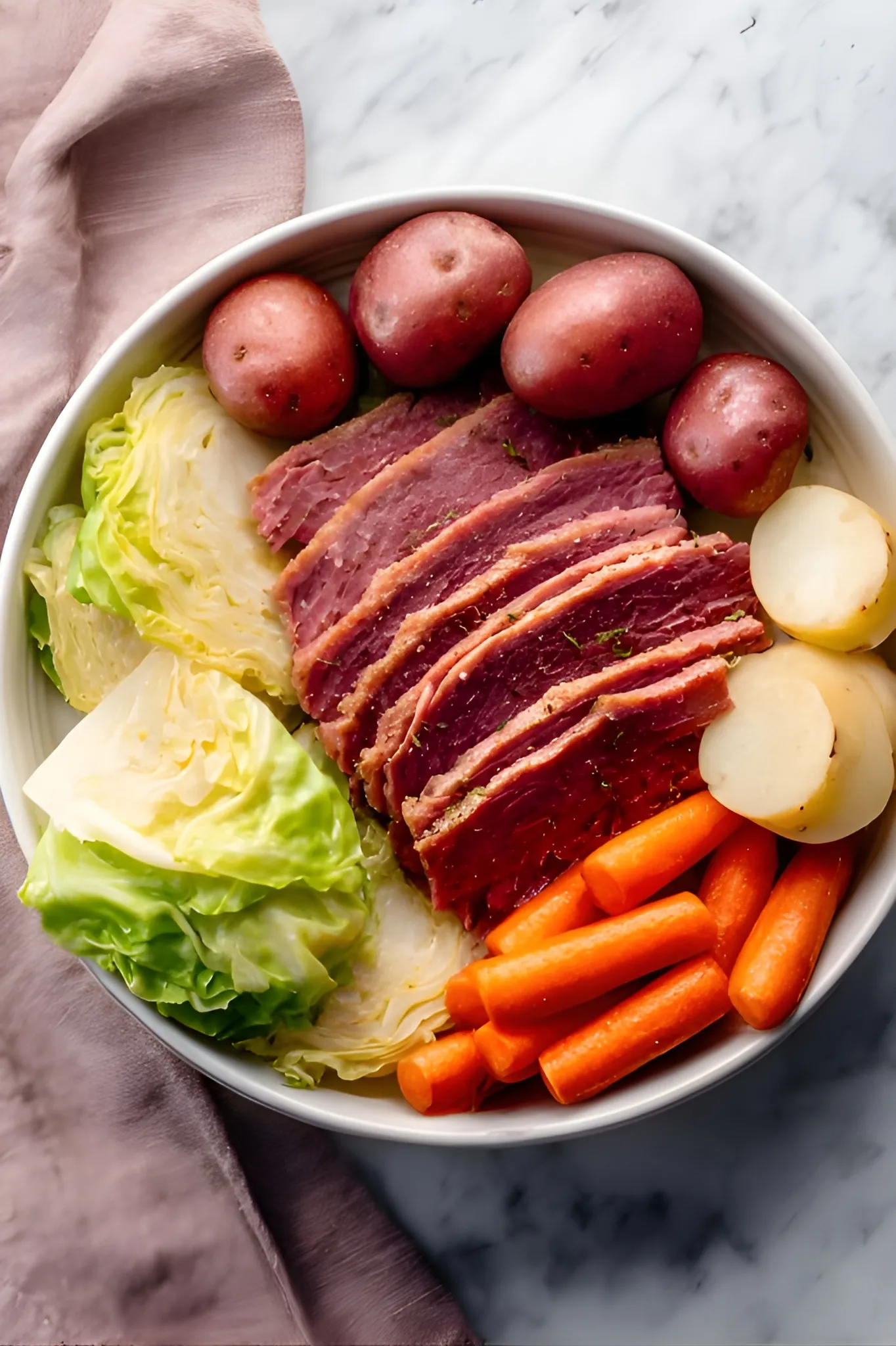 Corned beef dinner