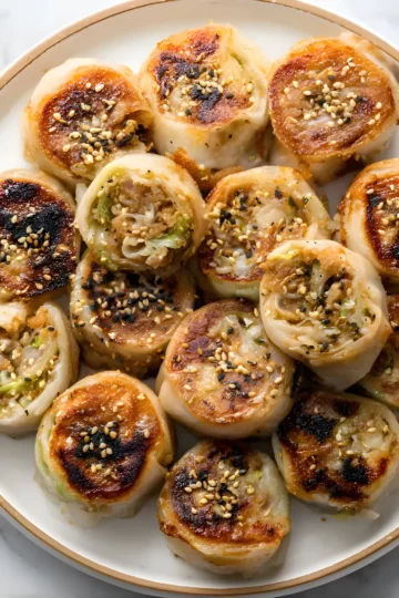 Crispy rice dumpling