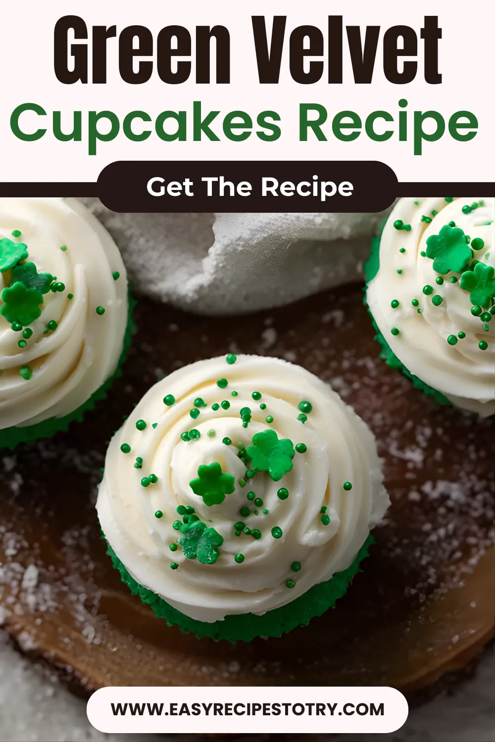 Green Velvet Cupcakes recipe