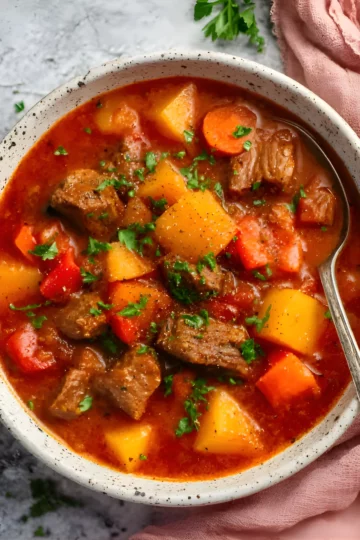 Hungarian goulash pot