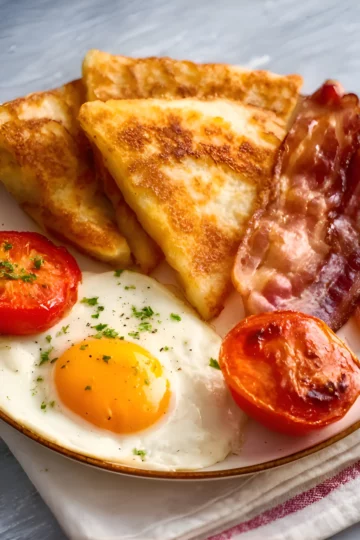 Irish breakfast plate