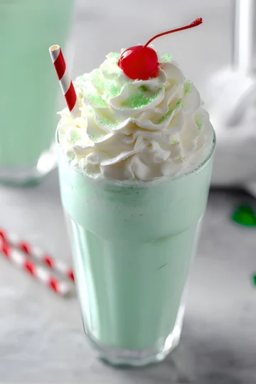 Mint shamrock milkshake