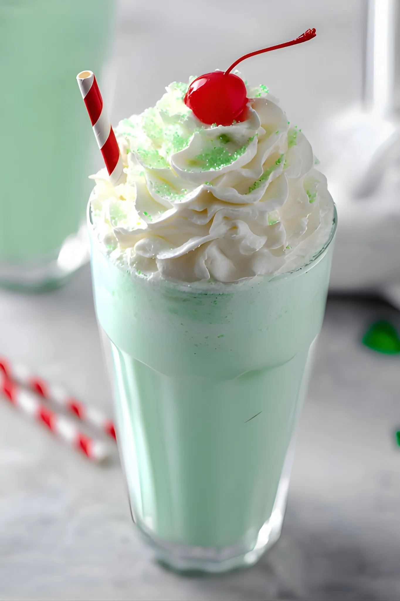 Mint shamrock milkshake