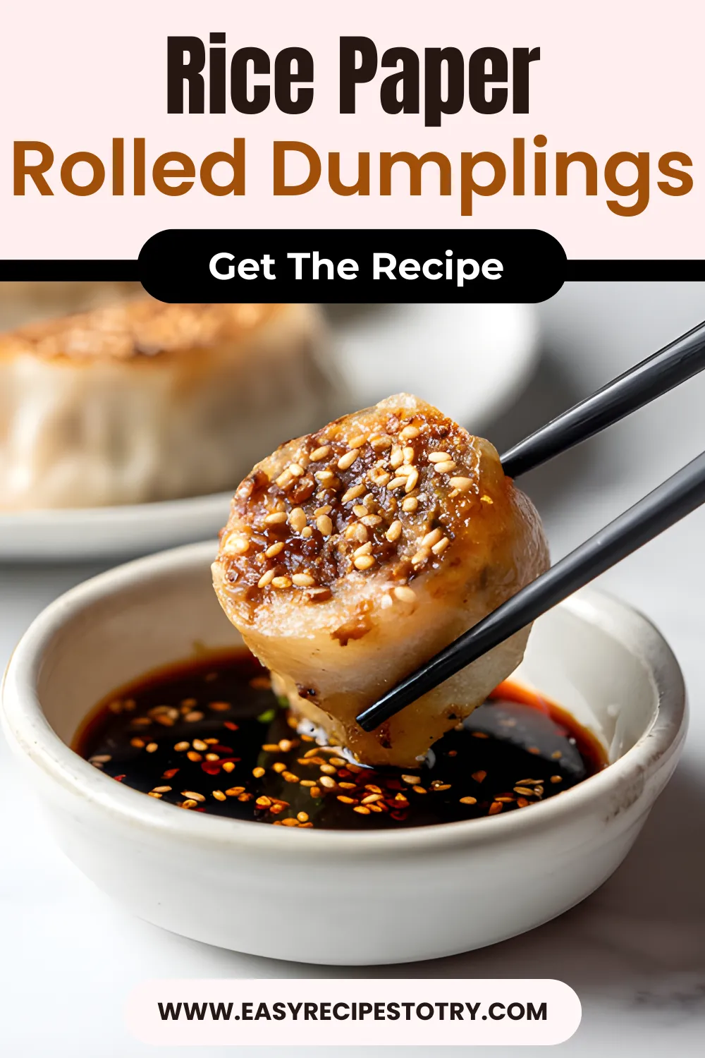 Rice Paper Rolled Dumplings recipe