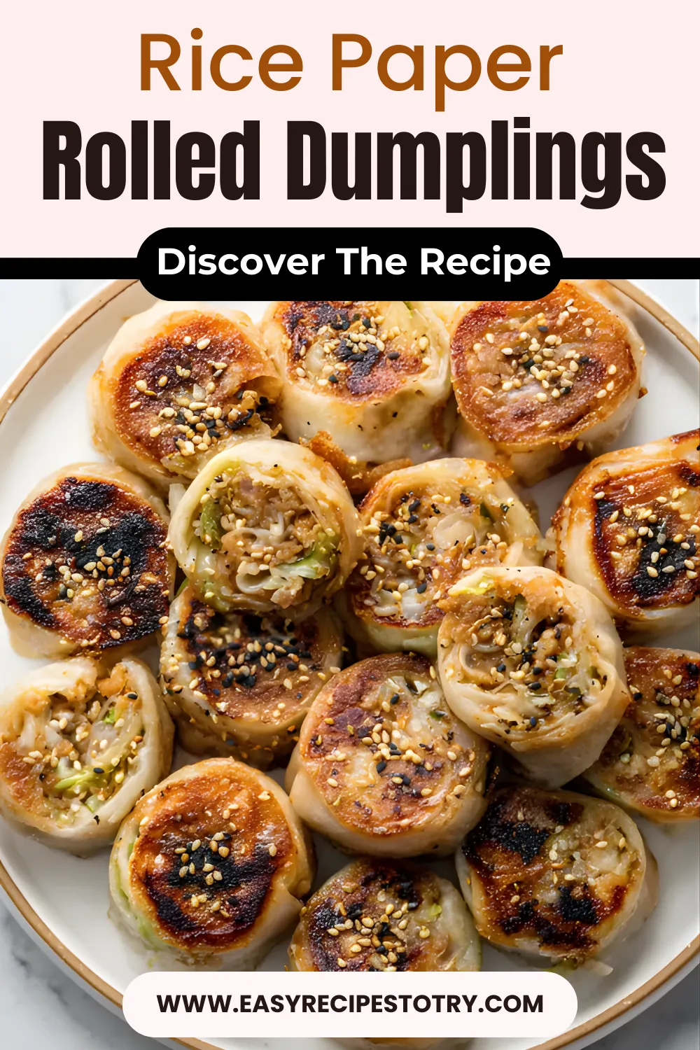 Rice Paper Rolled Dumplings