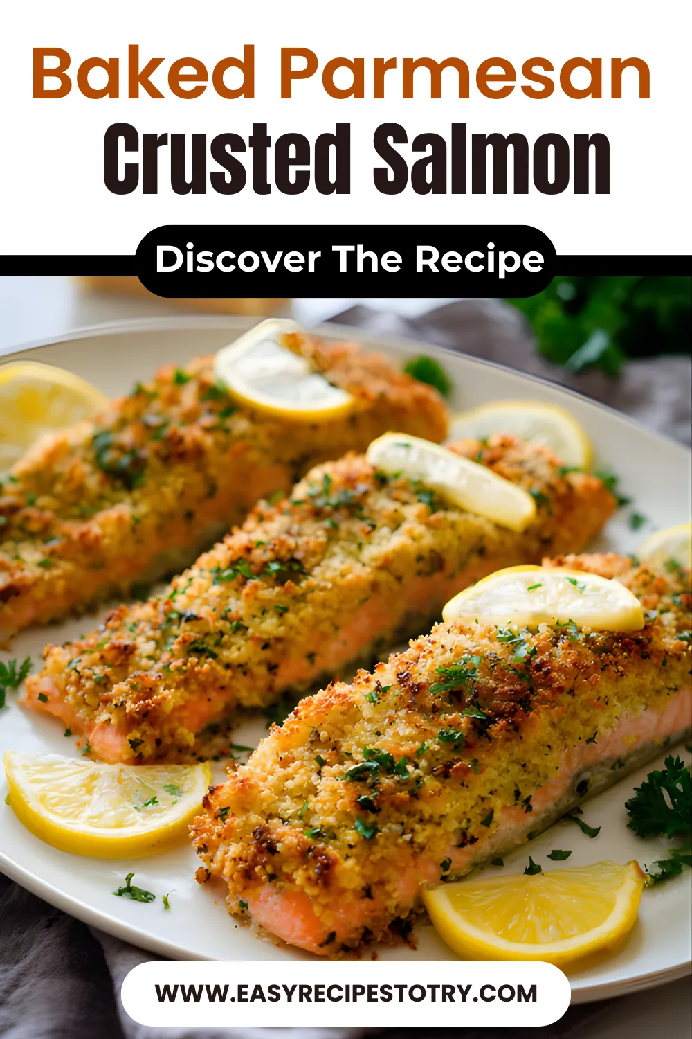Baked Parmesan Crusted Salmon recipe