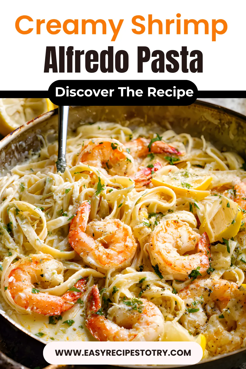 Creamy Shrimp Alfredo Pasta recipe