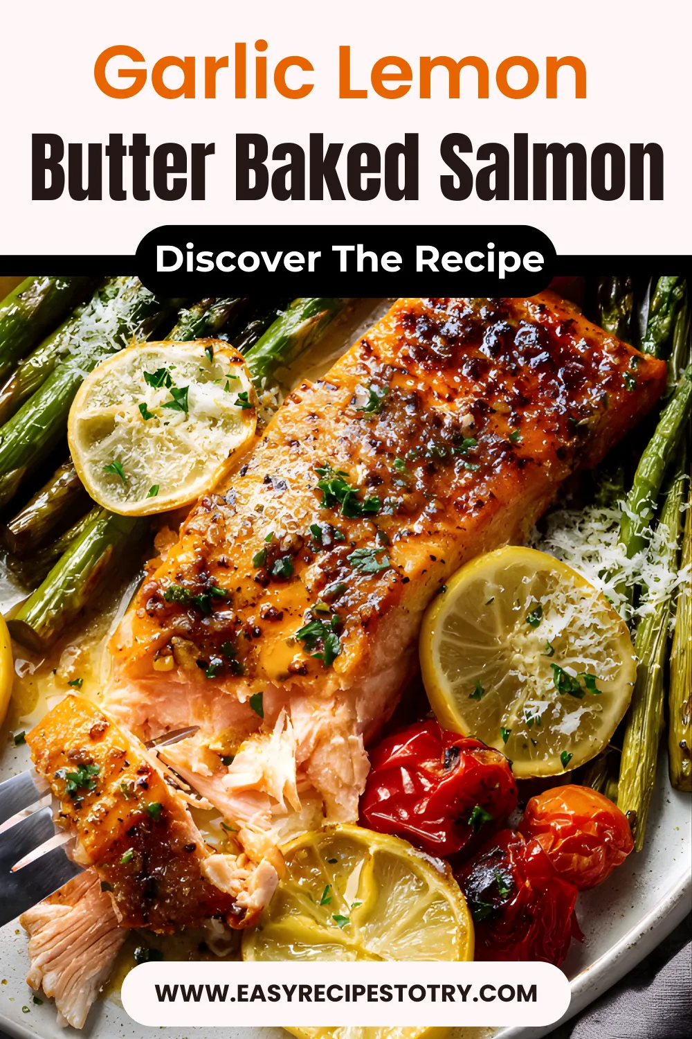 Garlic Lemon Butter Baked Salmon