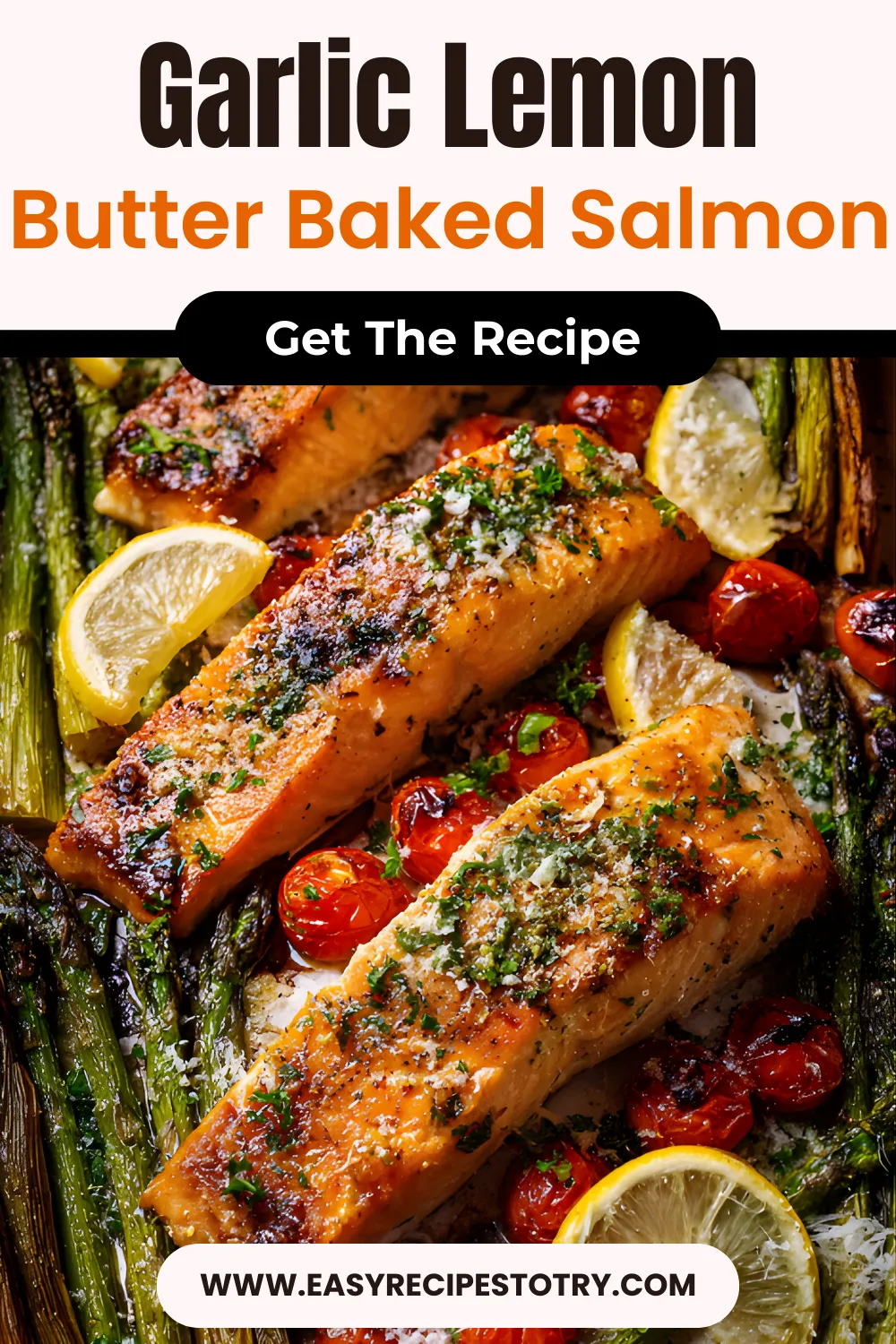 Garlic Lemon Butter Baked Salmon recipe