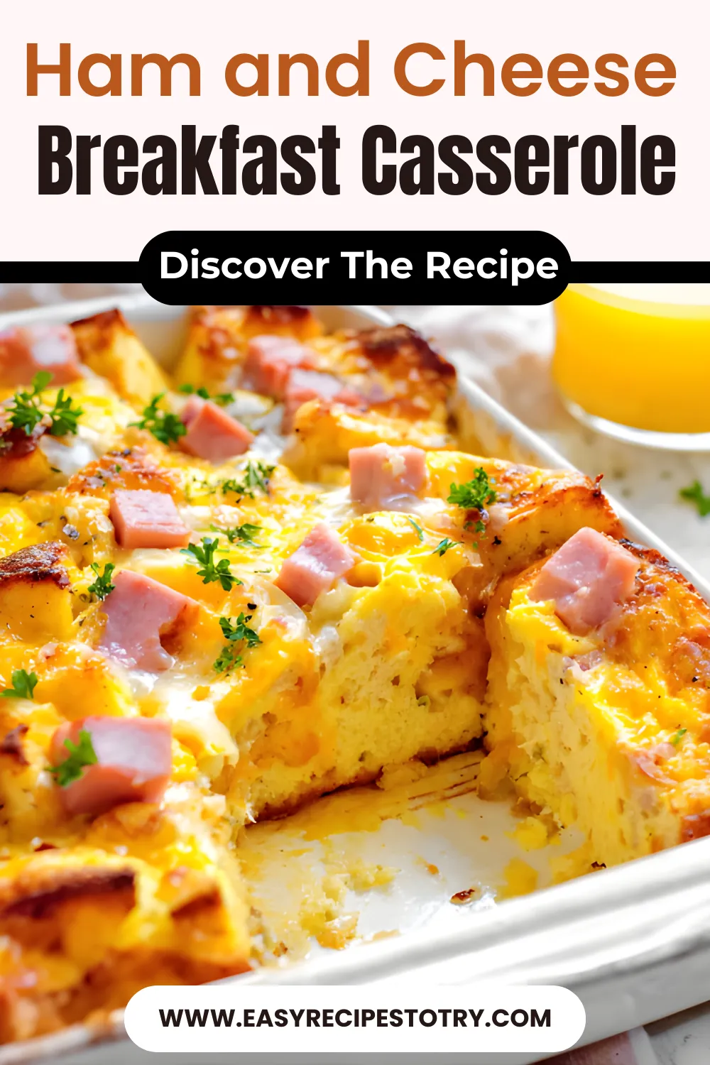 Ham and Cheese Breakfast Casserole recipe