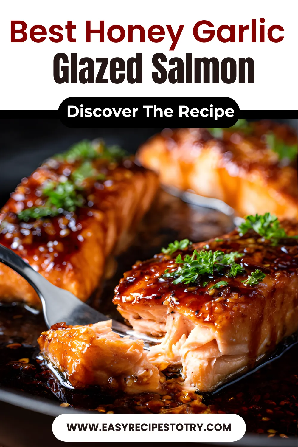 Honey Garlic Glazed Salmo