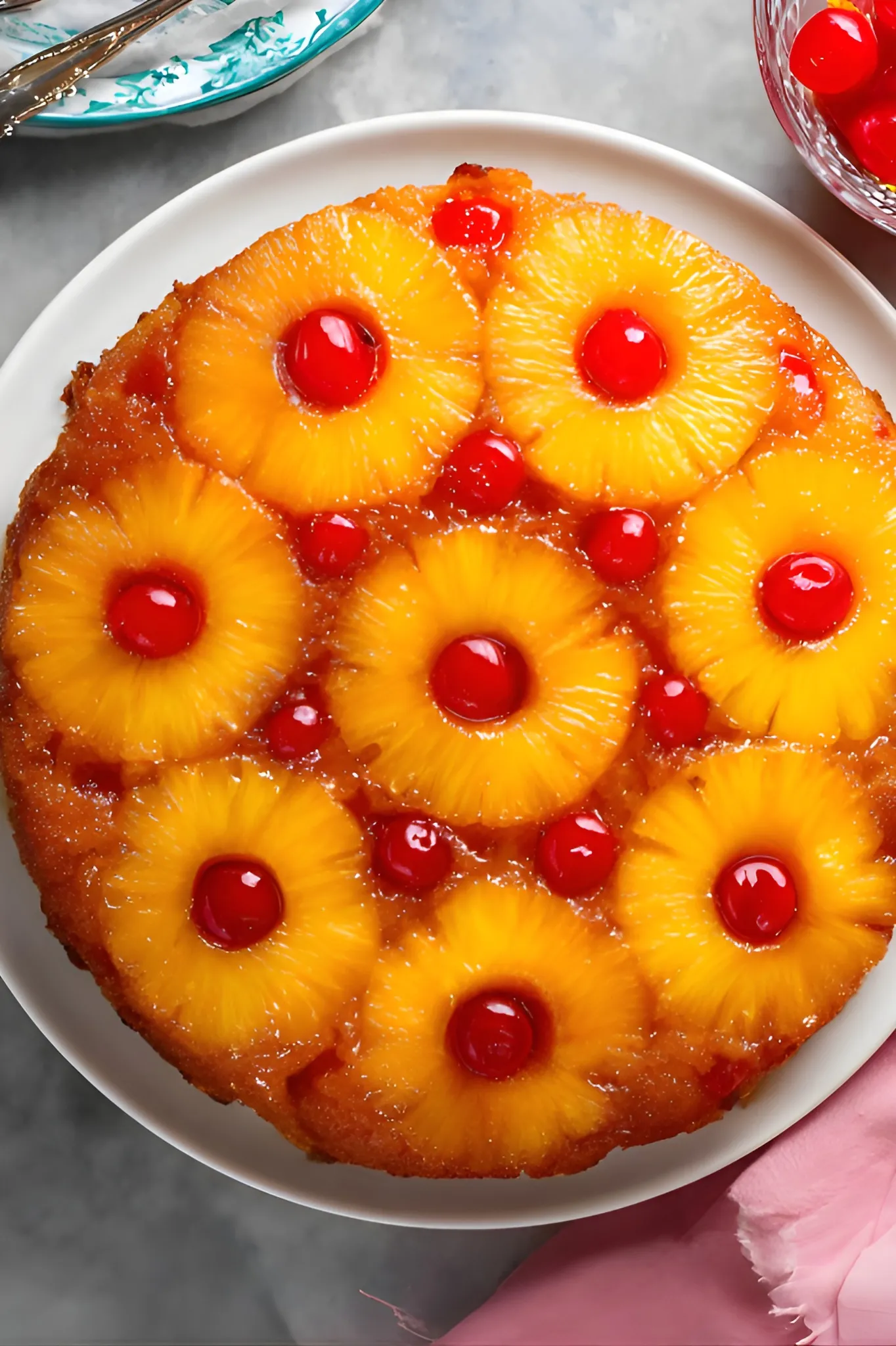 Pineapple cherry cake