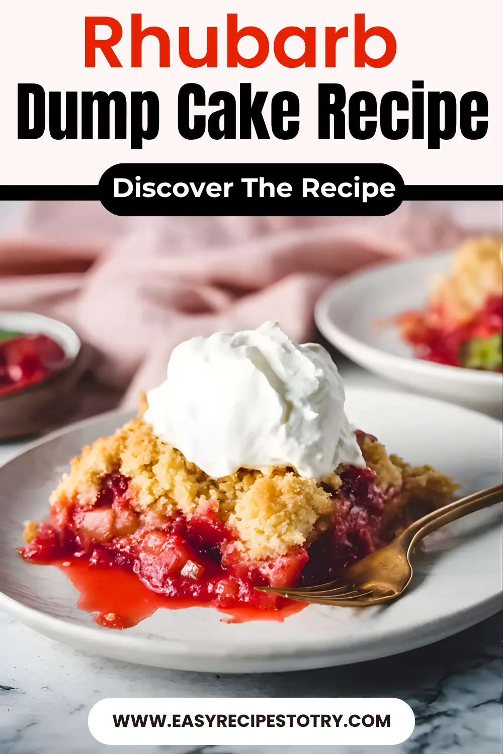 Rhubarb Dump Cake