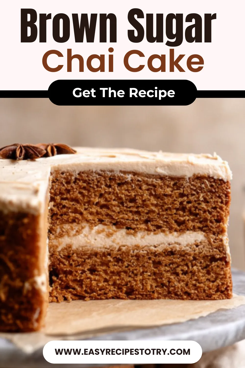 Brown Sugar Chai Cake recipe