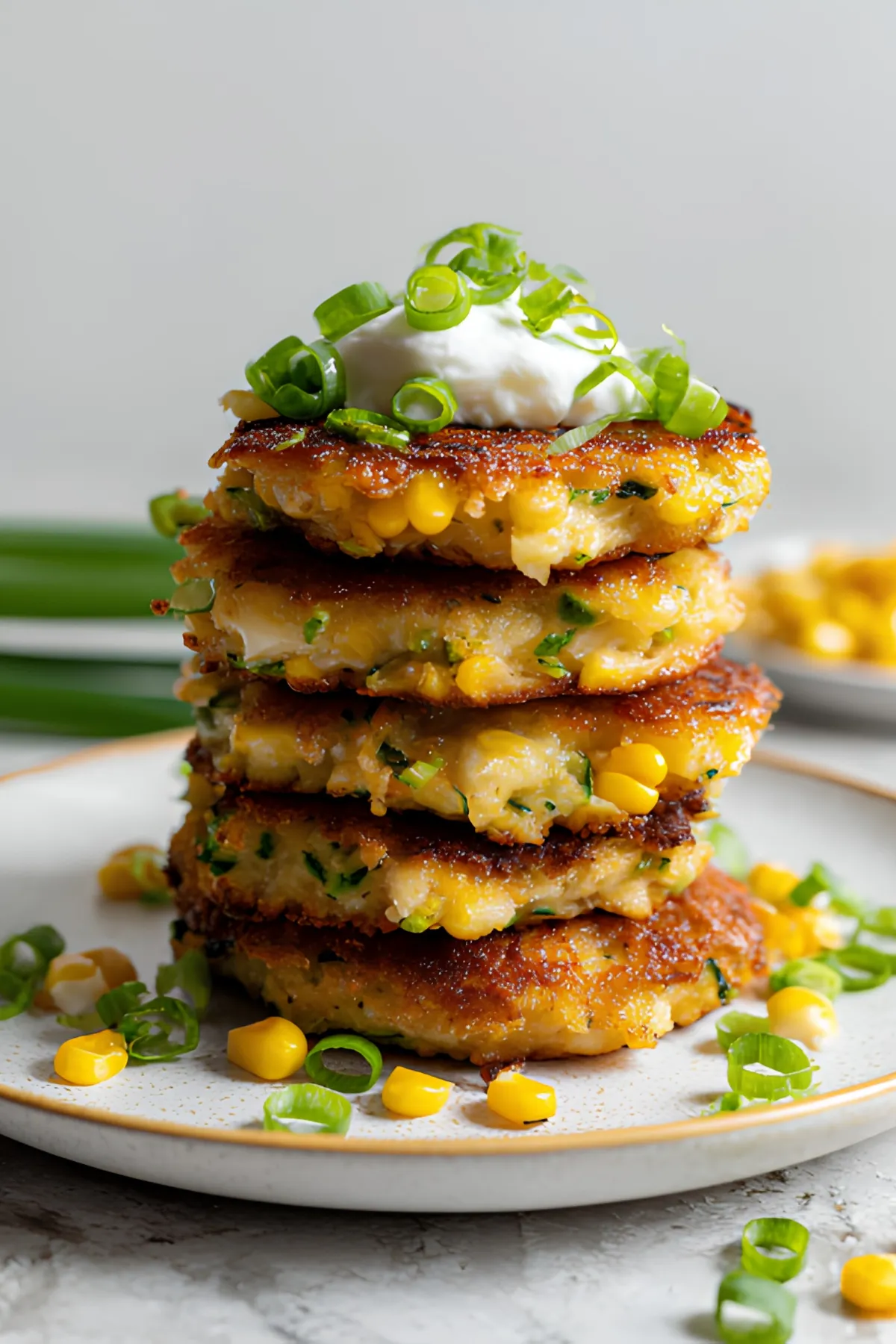 Crispy corn fritters