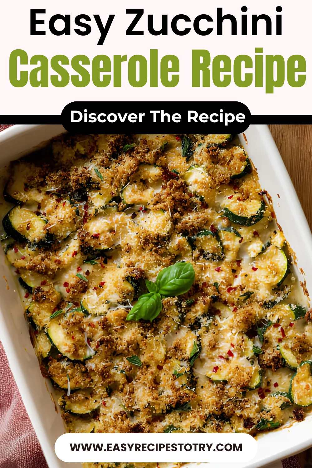 Easy Zucchini Casserole Recipe